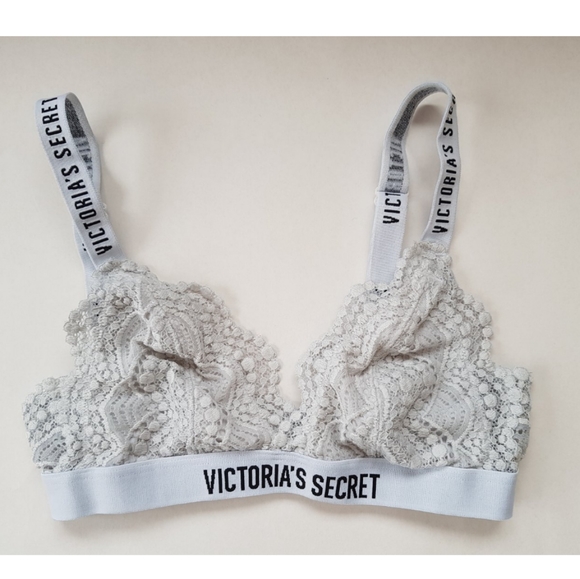 Victoria's Secret Lace and Logo Bralette - Picture 1 of 16